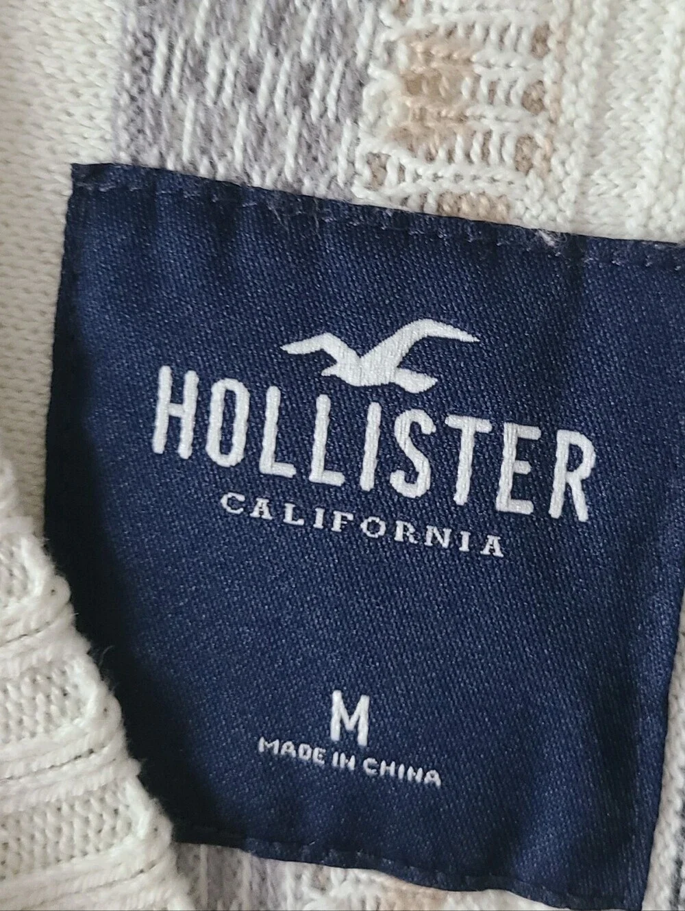 Hollister Coogi Style Sweater